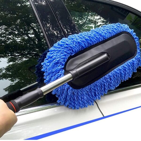 Super Soft Microfiber Car Duster Exterior with Extendable Handle - Image 4