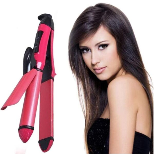 2 IN 1 Hair Straightener And Curler Machine For Women - Image 2