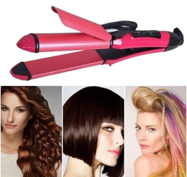 2 IN 1 Hair Straightener And Curler Machine For Women - Image 3