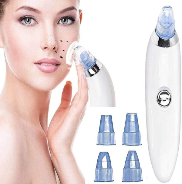 4 IN 1 Blackhead Whitehead Extractor Remover Device (Vaccum Suction Tool)