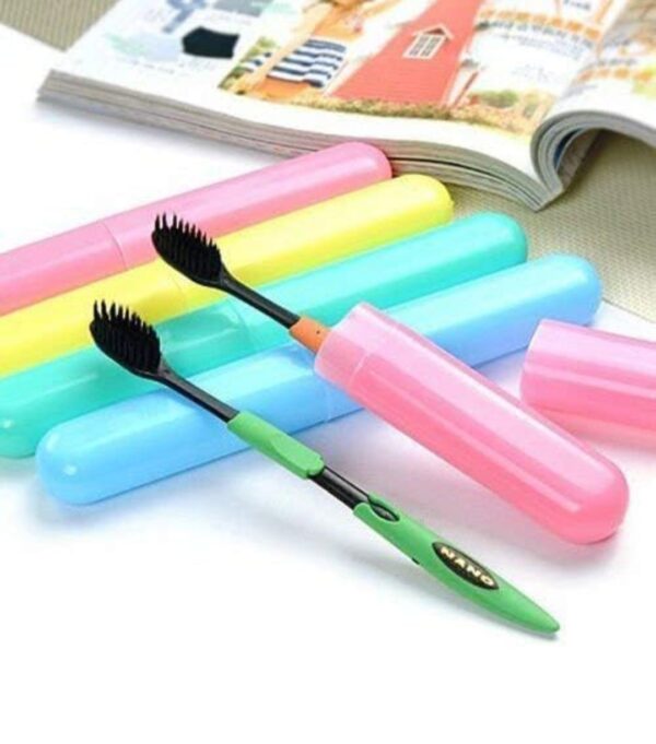 6Pc Plastic Toothbrush Cover, Anti Bacterial Toothbrush Container - Image 5