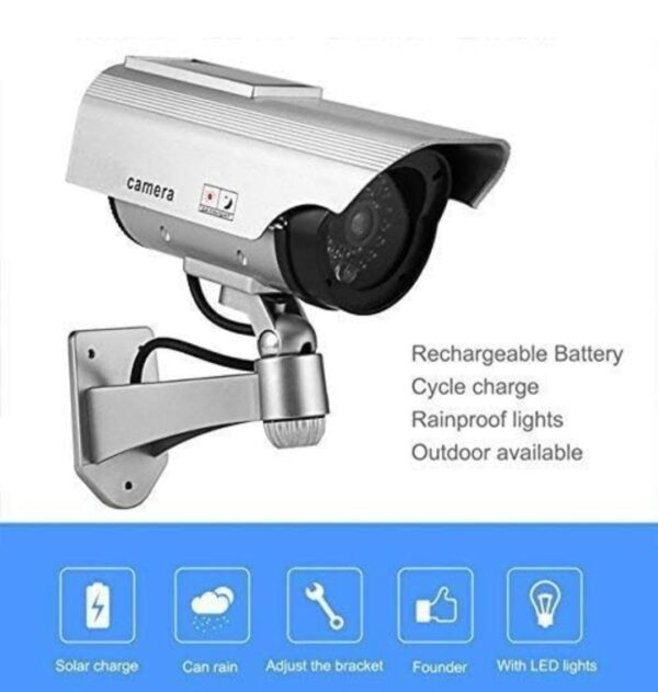 Wireless Security CCTV False Outdoor Fake Dummy Piece IR Camera - Image 6