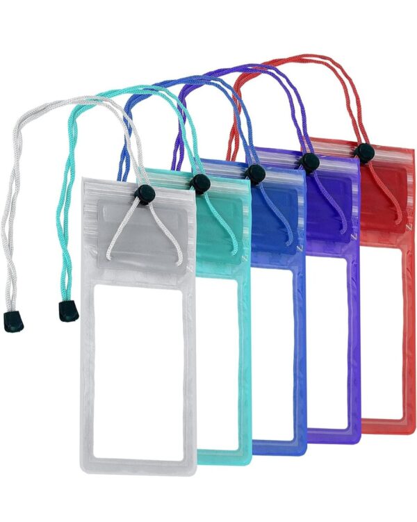 Waterproof Mobile Pouch (6.2 INCH , RANDOM COLOUR)(SET OF 02)