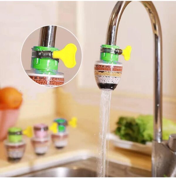 Water Faucet, Clean Purifier Filter Cartridge Water Tap (SIX LAYER PURIFIER)