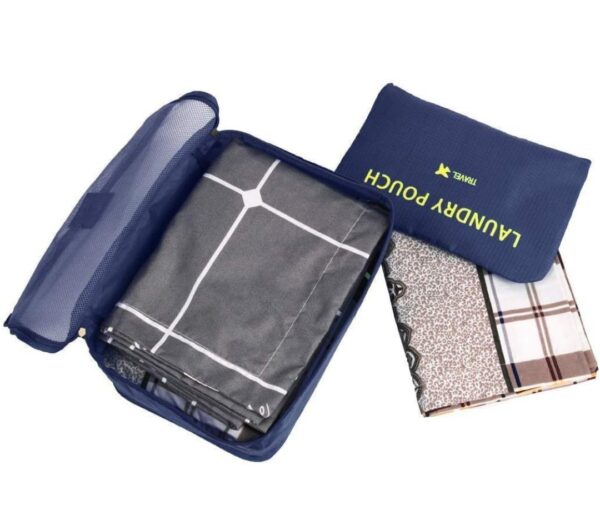 Cloth Organiser Pouch Laundry Zipper Bags (6 PCS) - Image 4