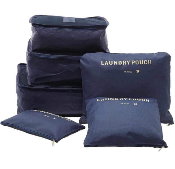 Cloth Organiser Pouch Laundry Zipper Bags (6 PCS) - Image 3