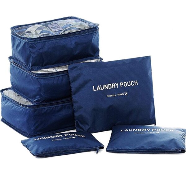 Cloth Organiser Pouch Laundry Zipper Bags (6 PCS)