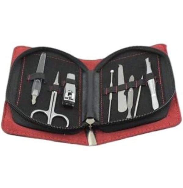 Nail Scissors Professional Nail Clipper Kit Manicure Set  (8 PC SET) - Image 3