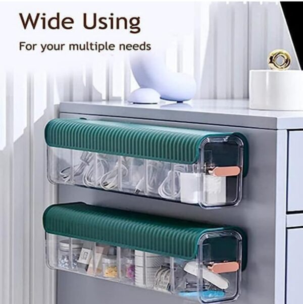 Wall Mount 6 Grid Cell Drawer Organiser - Image 6