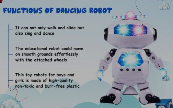 Best Musical and Naugty Dancing Robot - 3D Lights and Very Attractive Musical Robot for Kids - Image 4