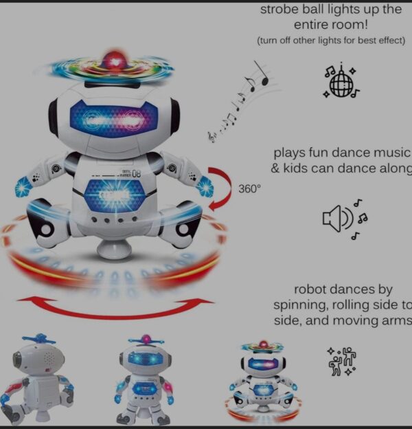 Best Musical and Naugty Dancing Robot - 3D Lights and Very Attractive Musical Robot for Kids - Image 5