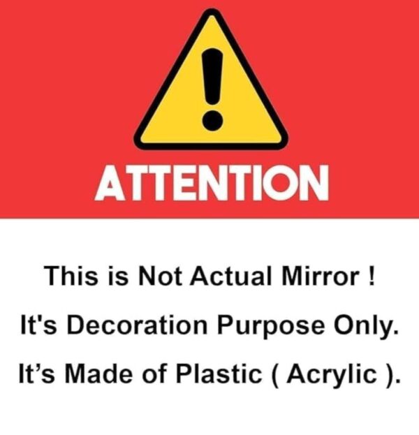 3D MIRROR WALL STICKERS FOR WALL - Image 6