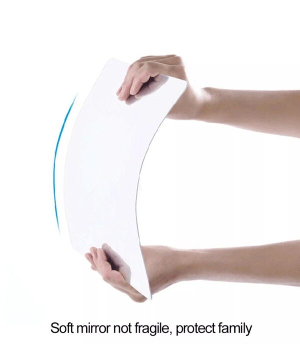 Small OVAL ADHESIVE-BATHROOM-MIRROR-WALL - Image 4