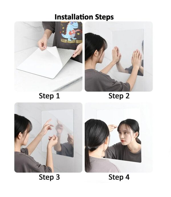 3D MIRROR WALL STICKERS FOR WALL - Image 3