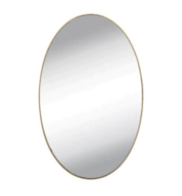 Small OVAL ADHESIVE-BATHROOM-MIRROR-WALL