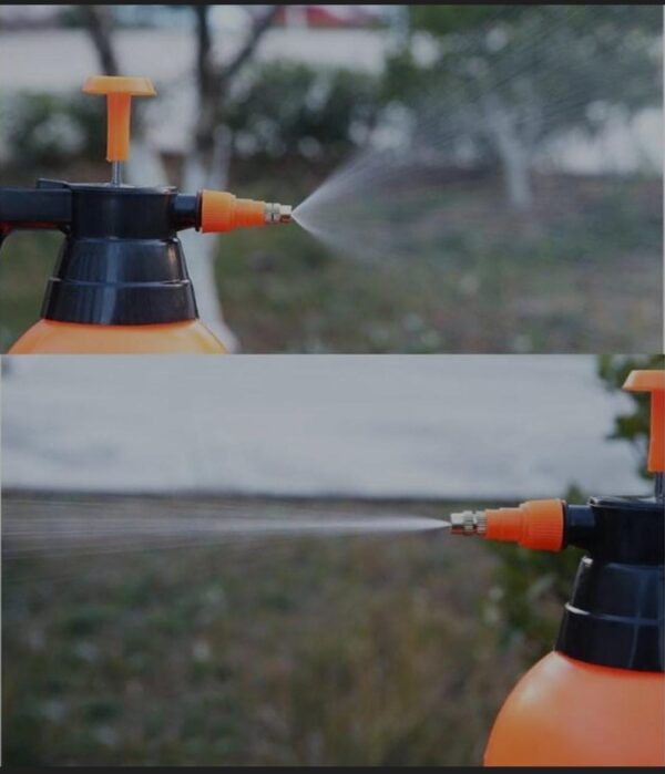 Handheld Garden Pressure Pump Sprayer Lawn Water Spray Bottle Orange - Image 7