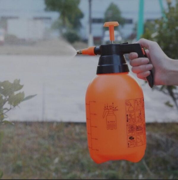 Handheld Garden Pressure Pump Sprayer Lawn Water Spray Bottle Orange