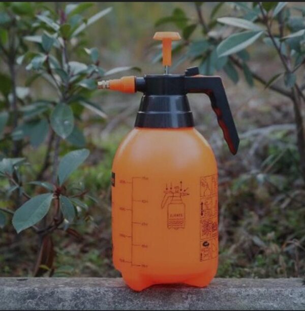 Handheld Garden Pressure Pump Sprayer Lawn Water Spray Bottle Orange - Image 2