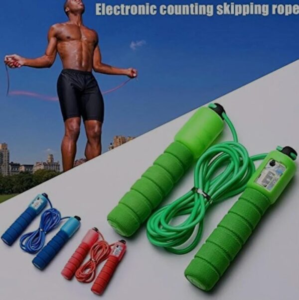 Electronic Counting Skipping Rope (9 feet) - Image 2