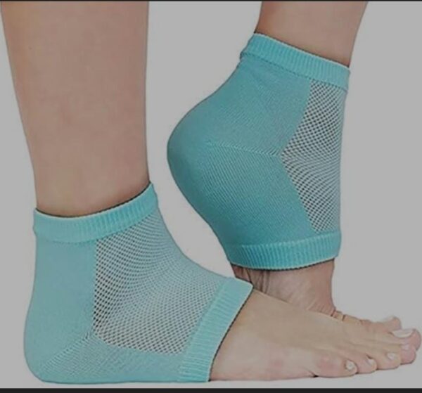 Heel Pain Relief Silicone Gel Heel Socks (Multicolor)