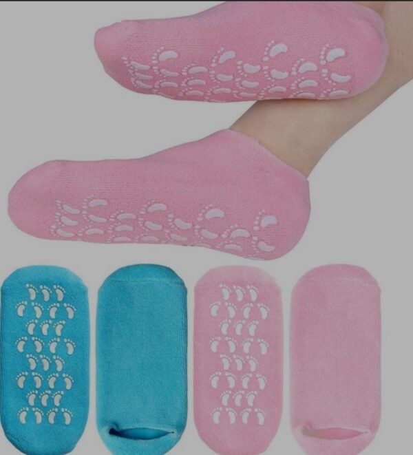 Gel Socks Soft Moisturizing Gel Socks, Gel Spa Socks - Image 2