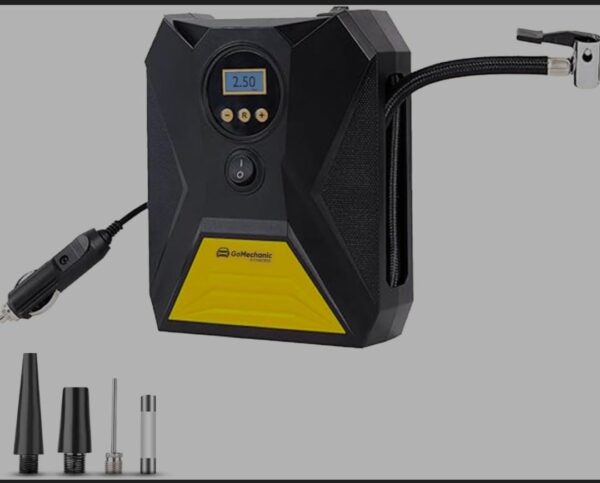 Portable Air Pump/Compressor with Digital Tyre Pressure Gauge... - Image 4