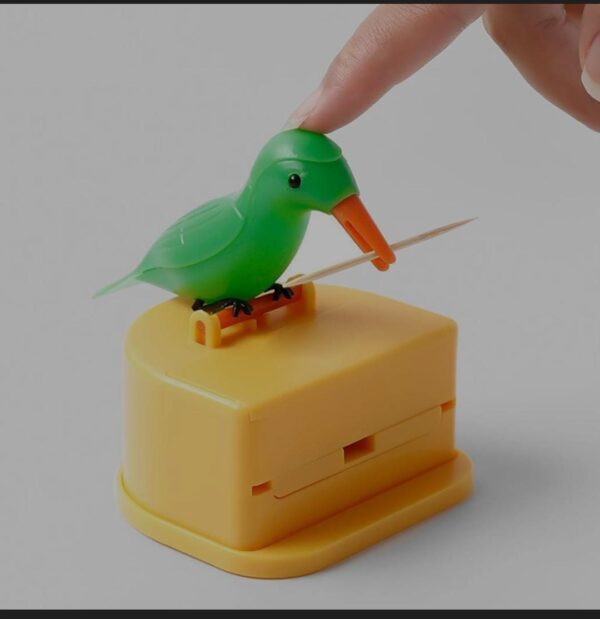 Plastic Portable Automatic Bird Toothpick - Image 6