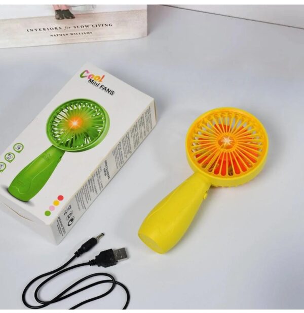 Foldable Handy Light Fans Rechargeable Handheld.... - Image 2