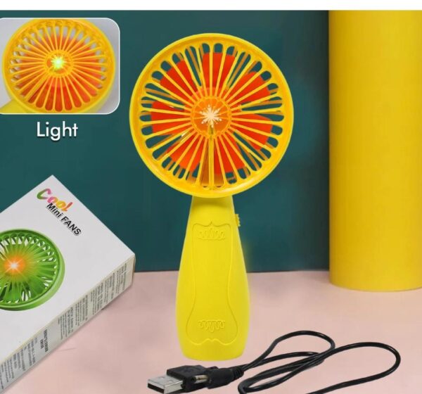 Foldable Handy Light Fans Rechargeable Handheld.... - Image 3