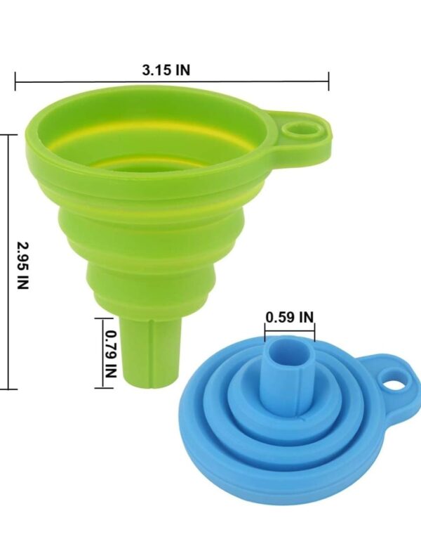 Silicone Funnel for Kitchen Use Oil Pouring(Pack of 02).... - Image 8