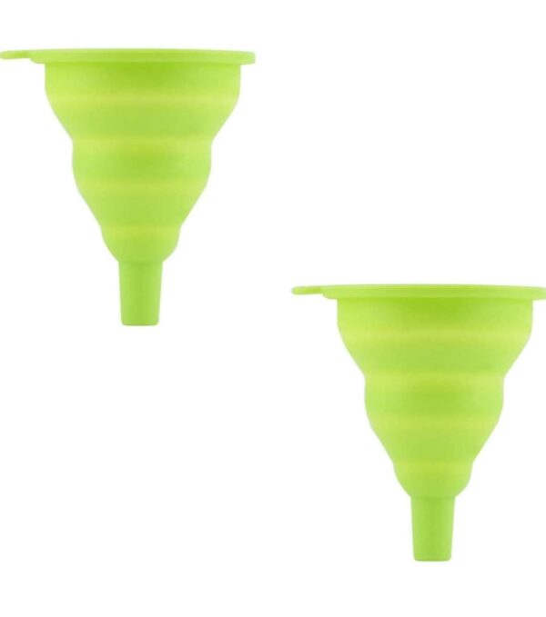 Silicone Funnel for Kitchen Use Oil Pouring(Pack of 02).... - Image 2