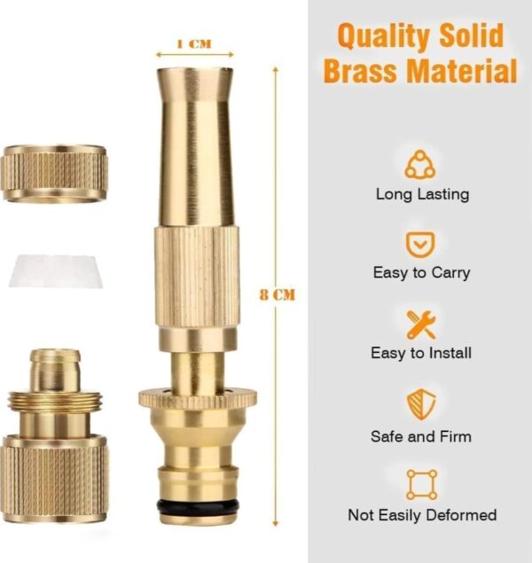 Brass Water Spray Gun Nozzle Heavy Duty... - Image 4