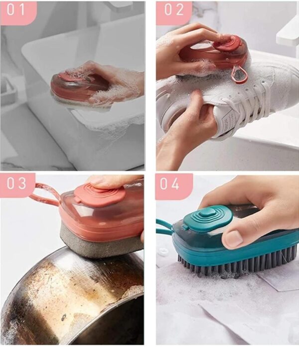 Household Automatic Liquid Adding Laundry Brush... - Image 5