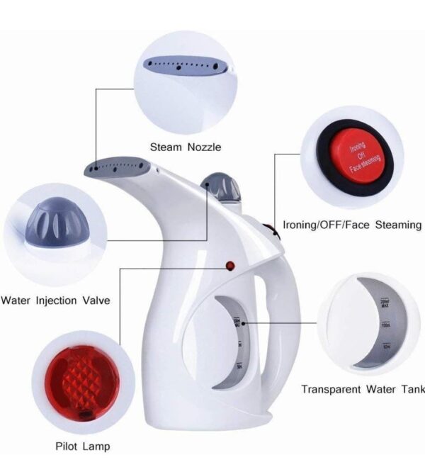 2 in 1 Handheld Garment &amp, Facial Steamer... - Image 6