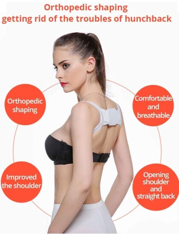 Shoulder and Back Posture Corrector Belt, Reduce Upper and Lower Back Pain... - Image 6