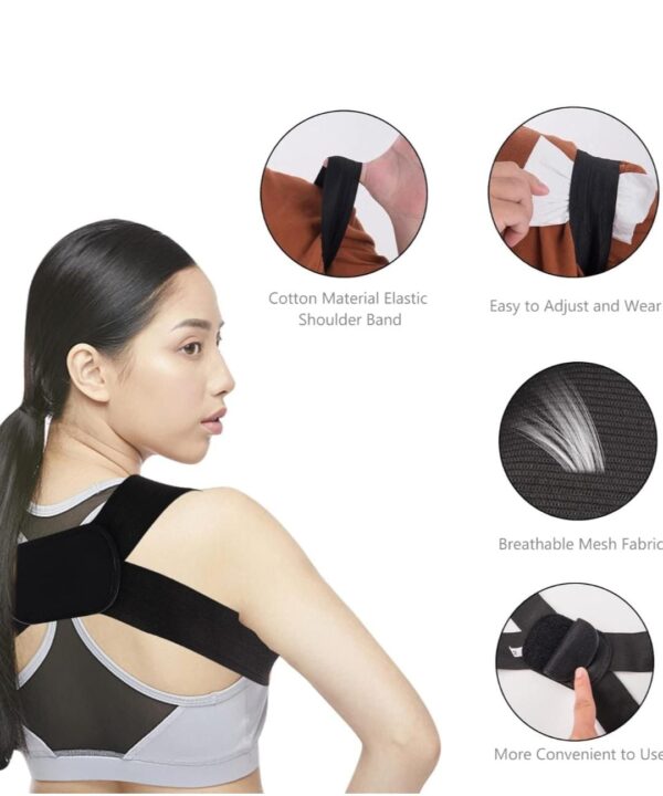 Shoulder and Back Posture Corrector Belt, Reduce Upper and Lower Back Pain... - Image 8