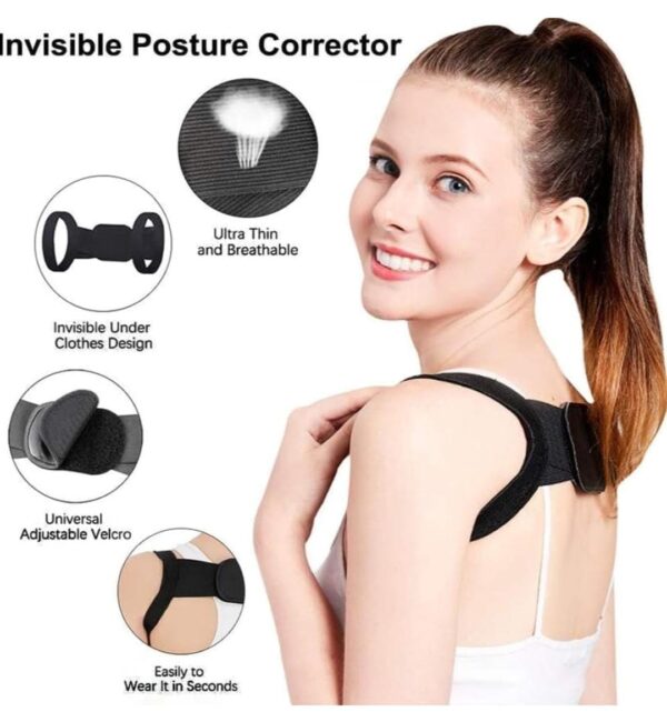 Shoulder and Back Posture Corrector Belt, Reduce Upper and Lower Back Pain... - Image 4