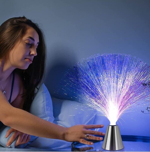 Beautiful Romantic LED Fiber Optic Nightlight Lamp... - Image 6