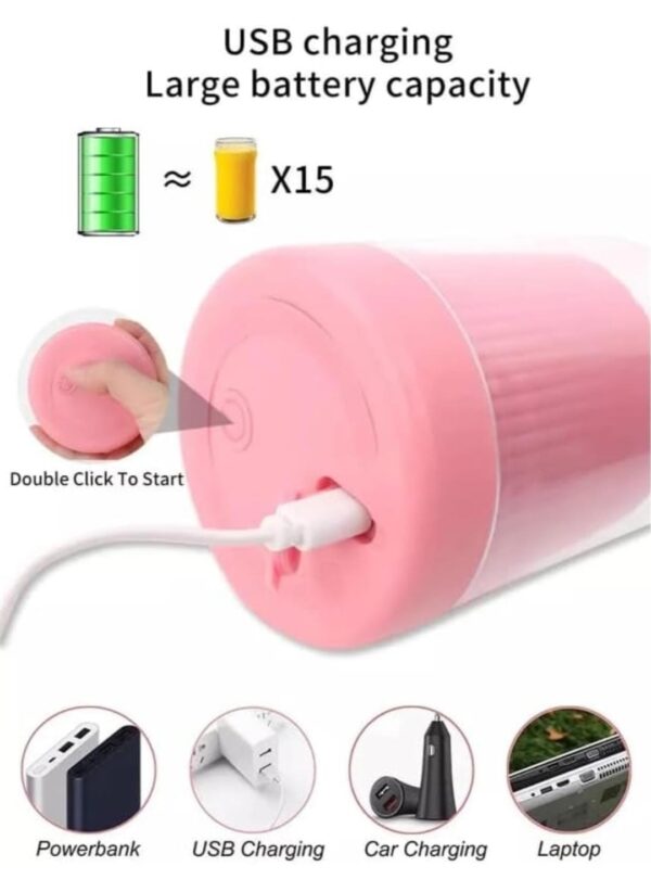 Portable Blender, USB Rechargeable Mini Juicer Blender... - Image 5