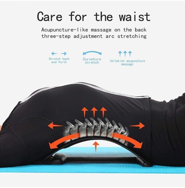 Back Stretcher, Spinal Curve Back Relaxation Device, Multi-Level Lumbar Region Back Support... - Image 8