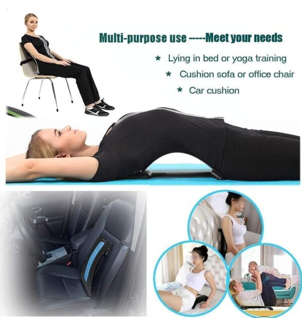 Back Stretcher, Spinal Curve Back Relaxation Device, Multi-Level Lumbar Region Back Support... - Image 4