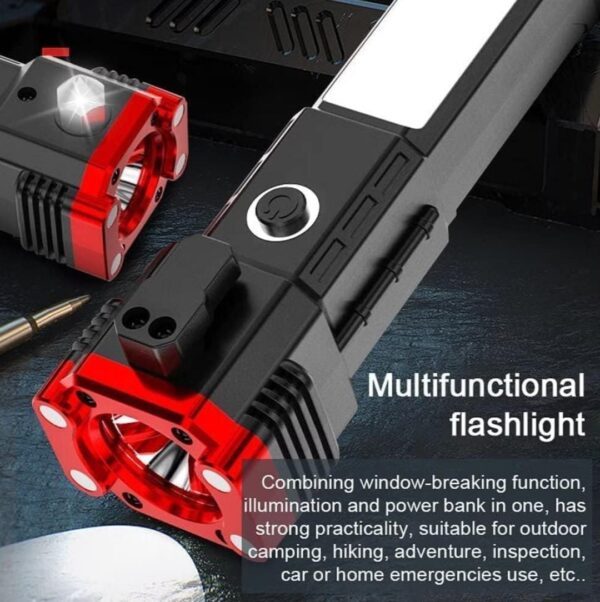 LED 3W Torch Light Rechargeable Torch Flashlight... - Image 4