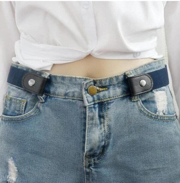 Invisible Elastic Lazy Belt No Buckle Elastic Belt... - Image 3