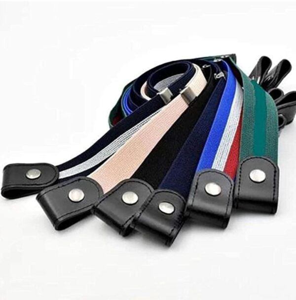 Invisible Elastic Lazy Belt No Buckle Elastic Belt... - Image 2