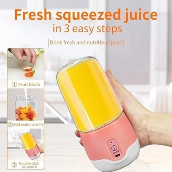 Personal Blender Juicer Cup, Rechargeable, Mini Handheld Blender... - Image 3