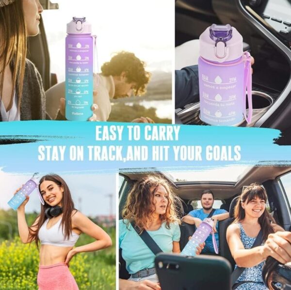 Motivational Water Bottle Gym Combo Set of 3... - Image 7