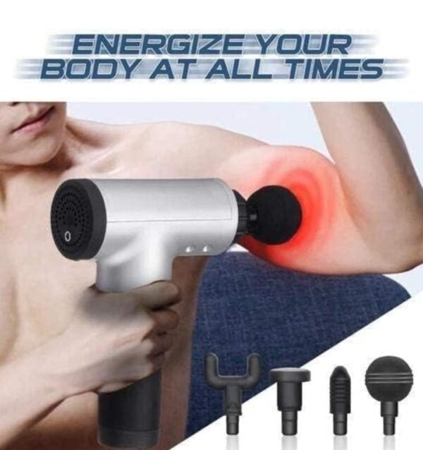 Massager Gun Handheld Electric Deep Tissue Percussion Muscle Body Massager... - Image 5