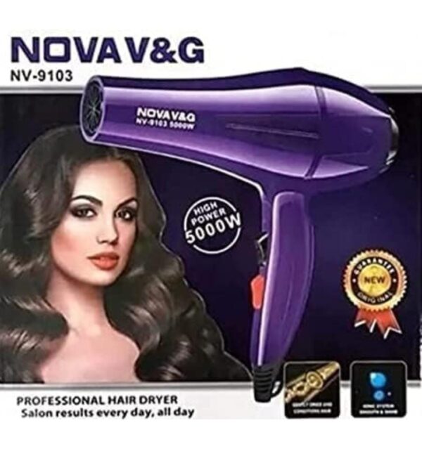 NOVA hair dryer NV-9037 5000W Hair Dryer  (5000 W, Multicolor)...