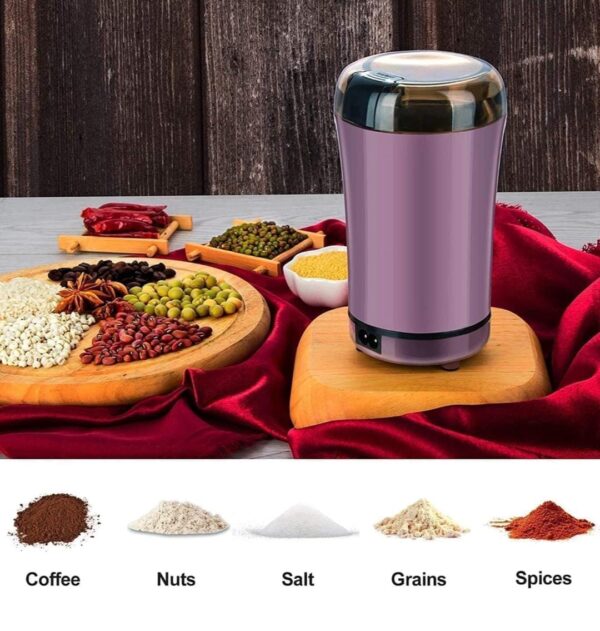 Grain Grinder Multi-Functional Electric Stainless Steel Herbs Portable.... - Image 2