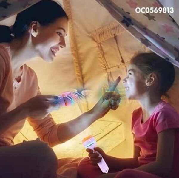 Mini Projector Flashlight Torch Kids Projection Light Toy Educational Learning... - Image 5